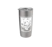 Grafica di terra Magic Fantasy della notte di mezza estate incantata Bicchiere termico in acciaio inox doppia parete