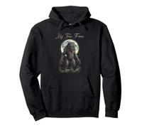Grafica di trasformazione della Luna Piena di Werewolf True Form Felpa con Cappuccio