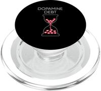 Grafica disintossicante estetica dei social media della clessidra del debito PopSockets PopGrip per MagSafe