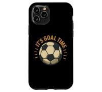 Grafica divertente da calcio "It's Goal Time" Custodia per iPhone 11 Pro