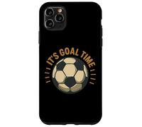 Grafica divertente da calcio "It's Goal Time" Custodia per iPhone 11 Pro Max