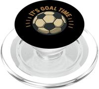 Grafica divertente da calcio "It's Goal Time" PopSockets PopGrip per MagSafe