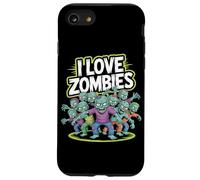 Grafica divertente dei non morti di I Love Zombies Custodia per iPhone SE (2020) / 7 / 8