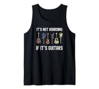 Grafica divertente per chitarristi con scritta "It's Not Hoarding If It's Guitars" Canotta