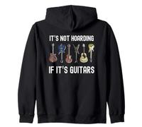 Grafica divertente per chitarristi con scritta "It's Not Hoarding If It's Guitars" Felpa con Cappuccio