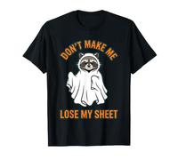 Grafica Don't Make Me Lose My Sheet Ghost Raccoon Maglietta
