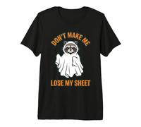 Grafica Don't Make Me Lose My Sheet Ghost Raccoon Maglietta Premium