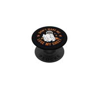 Grafica "Don't Make Me Lose My Sheet Ghost Raccoon PopSockets PopGrip Adesivo