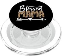 Grafica elegante con stampa leopardata della mamma benedetta PopSockets PopGrip per MagSafe