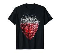 Grafica Farfalla Amante Fragola Maglietta