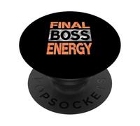 Grafica Final-Boss-Energy Coral Color Corallo PopSockets PopGrip Adesivo