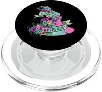 Grafica floreale del cappello da strega A Little Spooky Sweet PopSockets PopGrip per MagSafe