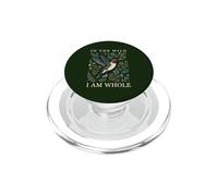 Grafica floreale retrò con colibrì «In The Wild I Am Whole» PopSockets PopGrip per MagSafe