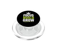 Grafica Focus Build Grow Crown PopSockets PopGrip per MagSafe
