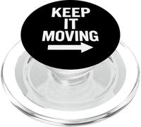 Grafica freccia motivazionale Keep It Moving PopSockets PopGrip per MagSafe