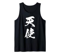 Grafica Giapponese con Kanji '天使' (Angelo) Canotta