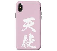 Grafica Giapponese con Kanji '天使' (angelo) Custodia per iPhone X/XS