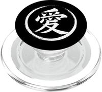 Grafica giapponese con scritta "Love" Kanji PopSockets PopGrip per MagSafe