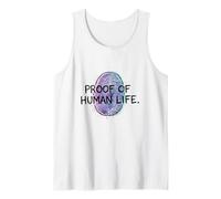 Grafica Glitch Identità Impronte Digitali Prova di Vita Umana Canotta