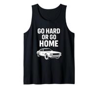 Grafica Go Hard Muscle Car Canotta