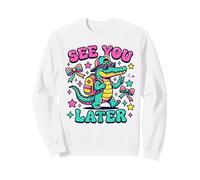 Grafica Groovy Alligator Student Addio Felpa