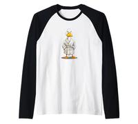 Grafica Grumpy Duck in Accappatoio Maglia con Maniche Raglan