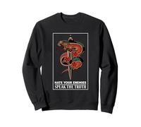 Grafica Hate Your Enemies Speak The Truth Snake Felpa