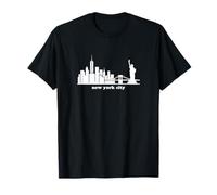 Grafica iconica dello Skyline di New York Maglietta