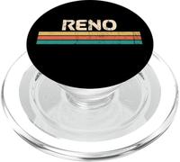 Grafica in stile retrò a righe vintage anni '70 Reno Nevada PopSockets PopGrip per MagSafe