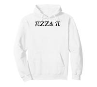 Grafica invecchiata per Amanti della Matematica Pizza Pi Felpa con Cappuccio
