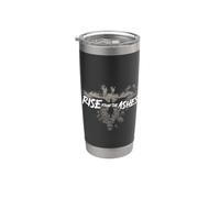 Grafica ispiratrice Rise From The Ashes Phoenix Bicchiere termico in acciaio inox doppia parete