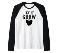 Grafica Let It Grow Maglia con Maniche Raglan