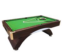 GRAFICA MA.RO S.R.L. Tavolo da Biliardo 8 ft 220 X 110 CM Modello Leonida + Accessori per Carambola + Snooker Design Moderno
