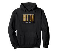 Grafica Marrone Bet On You Marrone Felpa con Cappuccio