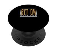 Grafica marrone Bet On You marrone PopSockets PopGrip Adesivo