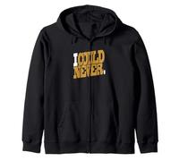 Grafica marrone I Could Never Brown Felpa con Cappuccio
