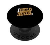 Grafica marrone I Could Never Brown PopSockets PopGrip Adesivo