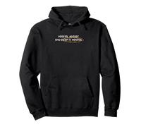 Grafica marrone Keep It Moving marrone Felpa con Cappuccio
