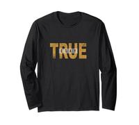 Grafica Marrone Stay True Brown Maglia a Manica
