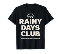Grafica Meteo Rainy Days Club Fall Moody Maglietta