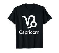 Grafica minima dello zodiaco del Capricorno Maglietta