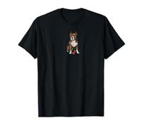 Grafica minimalista Pitbull Love Dogs Pit Bull Maglietta