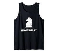 Grafica Move Smart Knight Minimal Scacchi Canotta