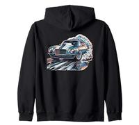 Grafica Muscle Car Retro Vintage Classic degli anni '60 '70 per amanti delle auto Felpa con Cappuccio