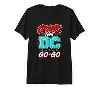 Grafica Musicale del Distretto di Washington Crank That DC Go-Go Maglietta Premium