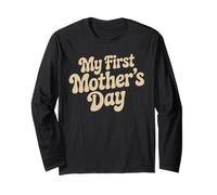 Grafica «My First Mother's Day Mommy Wear for New Moms» Maglia a Manica