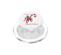 Grafica natalizia con bastoncini di zucchero PopSockets PopGrip per MagSafe