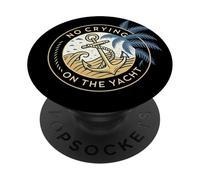 Grafica «No Crying on the Yacht Coastal Anchor» PopSockets PopGrip Adesivo