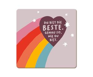 Grafica officina divertente sottobicchiere in sughero | Tu sei il migliore.