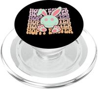 Grafica pasquale retrò con coniglietto color pastello PopSockets PopGrip per MagSafe